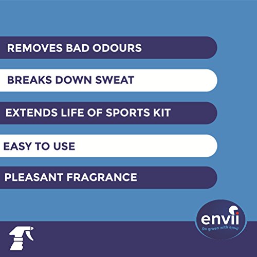 Envii Kit Fresh – Eliminador de Olores Probiótico Para Equipaciones Deportivas – Desodorante de Zapatos en Spray – Neutralizador & Limpiador de Olores – 500ml bottle of concentrate