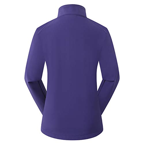 Eono Essentials - Chaqueta de senderismo de entretiempo para mujer, XS (aura astral)