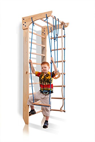 Escalera Sueca Barras de Pared Kinder-2-220, Gimnasia de los niños en casa, Complejo Deportivo de Gimnasia