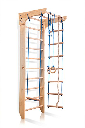 Escalera Sueca Barras de Pared Kinder-2-220, Gimnasia de los niños en casa, Complejo Deportivo de Gimnasia