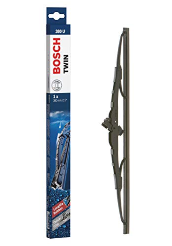 Escobilla limpiaparabrisas Bosch Twin 380U, Longitud: 380mm – 1 escobilla limpiaparabrisas para el parabrisas frontal