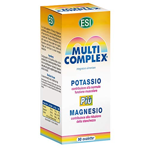 ESI Multicomplex Potasio+ Magnesio  Complemento Alimenticio - 90 Tabletas