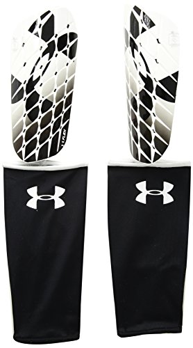 Espinilleras de fútbol para hombre de Under Armour UA Armour Flex SG, primavera/verano, hombre, color negro, tamaño pequeño