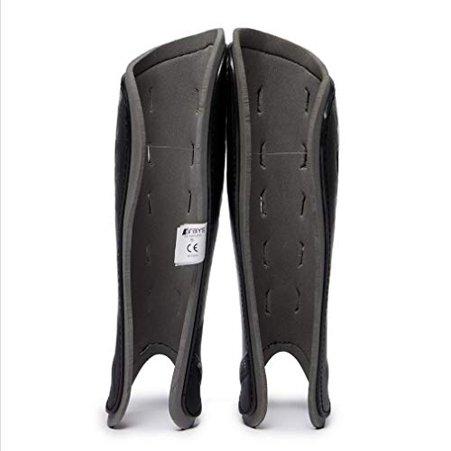 Espinilleras de hockey Grays G600 Hockey, color negro y gris, color negro, tamaño XS