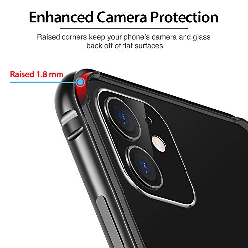 ESR Funda para iPhone XR, Bumper Aluminio iPhone XR con Suave TPU Interno [No Afecta Señales] [Protección de Borde Elevado] Bumper Frame para Apple iPhone XR-Plata