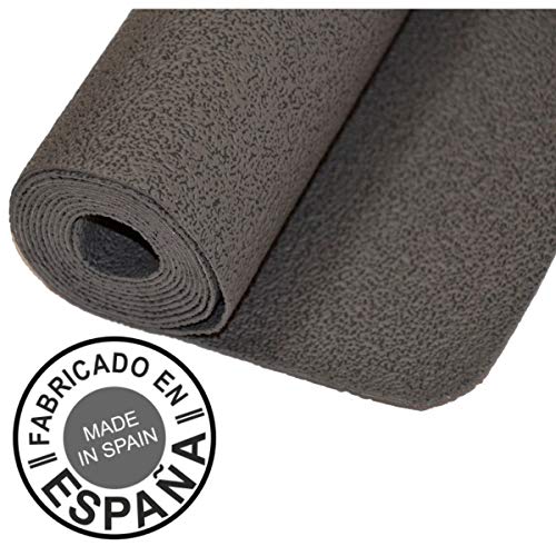 Esterilla Viajera - Travel Mat - Práctica Liviana y Antideslizante Yoga y Pilates (Gris, 185 x 60 x 0,2 cm)