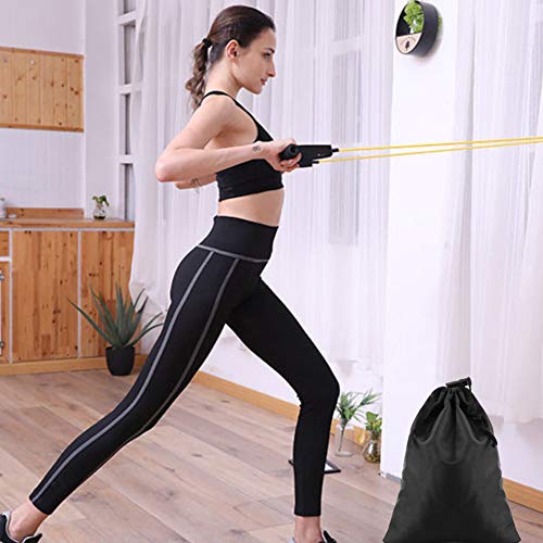 Etmury Bandas Elásticas de Resistencia, Bandas de Fitness Set, 5 Tubos de Látex con Asas, Correas de Tobillo, Fortalecedor de Manos y Anclaje para Puerta, para Culturismo, Crossfit, Hombres/Em