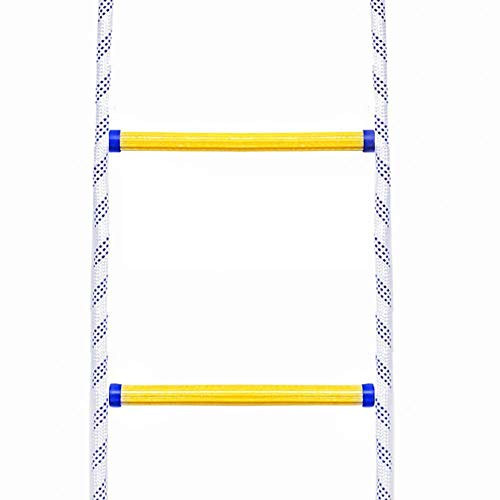 Euopat Escalera Blanda, Cuerda de Seguridad Escalera de ingeniería de Escalada, Escalera Suave de Nylon multifunción Escalera de ingeniería de Escalada para el hogar