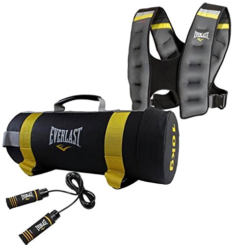 Everlast Cross Training Set Artículo de Boxeo, Unisex Adulto, Negro, Talla única