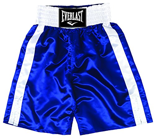 Everlast Pro 24` - Pantalones de boxeo, color Azul/Blanco, talla M