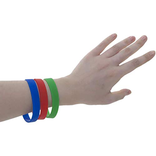 ExeQianming 10 pulseras de silicona para hombres y mujeres, decoración de fiestas deportivas, multicolor