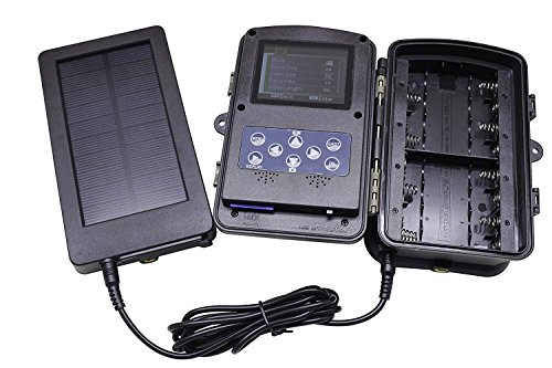 Express Panda® El panel solar 2500 mah batería solar del cargador para las cámaras de la caza y del juego del rastro