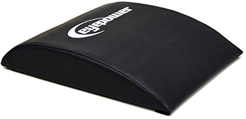 EYEPOWER cojín AB Mat para Ejercicio Abdominal 37x31x7cm Almohadilla Abmat Negro