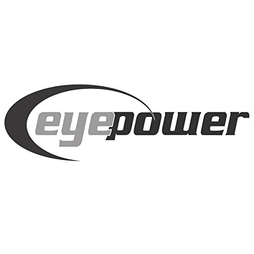 EYEPOWER Suelo de Gimnasio de Goma EVA 10mm de Grosor Esterilla Puzle 9 Piezas Cada una 30x30cm para Deporte Fitness Ejercicio 0,81qm Extensible Negro