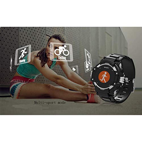 F7 Muñequera Inteligente de Color Muñequera Temperatura del Ritmo cardíaco H ouml, gallina Brújula Posicionamiento GPS Reloj Bluetooth Multideporte