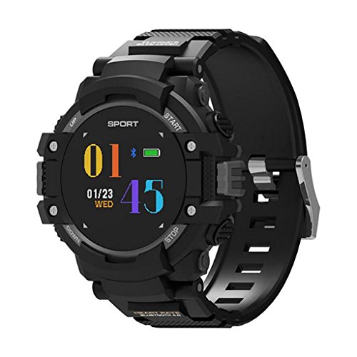 F7 Muñequera Inteligente de Color Muñequera Temperatura del Ritmo cardíaco H ouml, gallina Brújula Posicionamiento GPS Reloj Bluetooth Multideporte