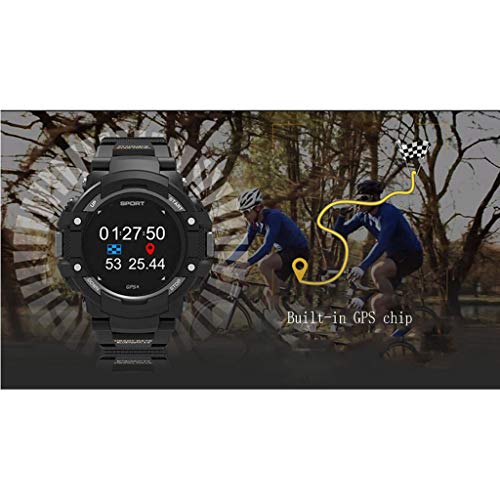 F7 Muñequera Inteligente de Color Muñequera Temperatura del Ritmo cardíaco H ouml, gallina Brújula Posicionamiento GPS Reloj Bluetooth Multideporte