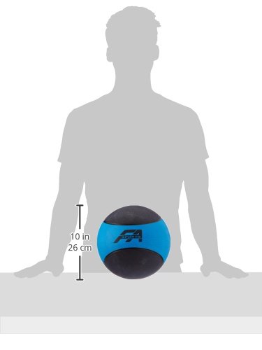 FA Sports - Balón Medicinal Azul Blau, Schwarz Talla:2.7 kilograms