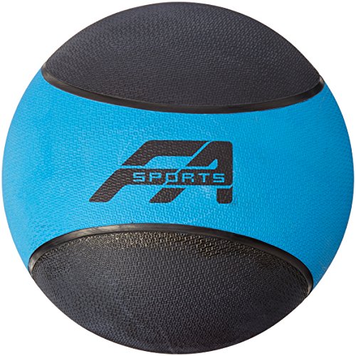 FA Sports - Balón Medicinal Azul Blau, Schwarz Talla:2.7 kilograms