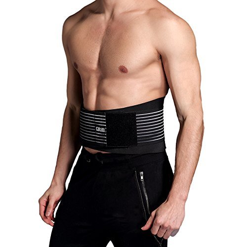 Faja cinturón lumbar Cotill unisex con sistema de agarre para un ajuste personalizado. Realizado en malla transpirable. Uso terapéutico para dolor de espalda y alivio del estrés muscular