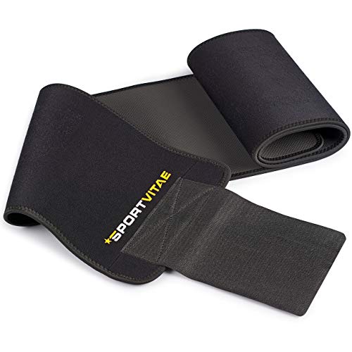 Faja Reductora Adelgazante Waist Trimmer Belt Cinturón de Sudoración Neopreno, Cintura para Sudar de Fitness, Acelera la Pérdida de Peso, Quema Grasa, Efecto Sauna, Hombre y Mujer (Amarillo, M)