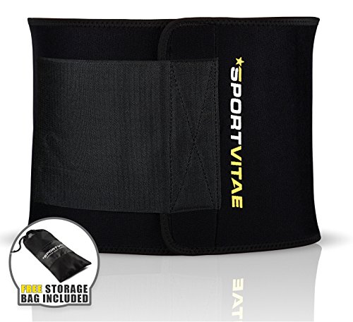 Faja Reductora Adelgazante Waist Trimmer Belt Cinturón de Sudoración Neopreno, Cintura para Sudar de Fitness, Acelera la Pérdida de Peso, Quema Grasa, Efecto Sauna, Hombre y Mujer (Amarillo, M)