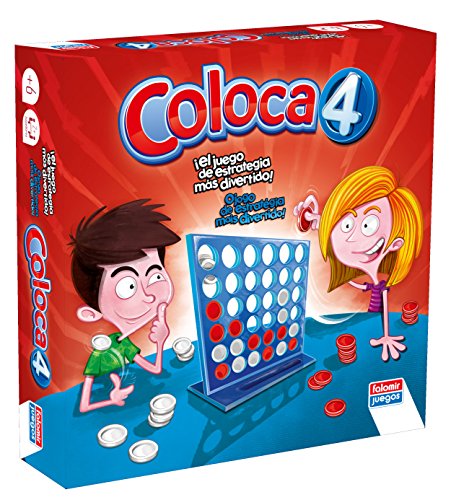 Falomir- Coloca 4 Juego de Mesa, Multicolor, única (646469)