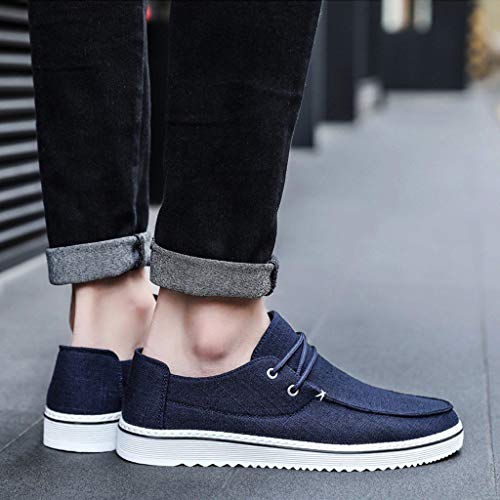 Fannyfuny Hombres Zapatillas Casuales Deportivas Al Aire Libre Sneaker Asfalto Antideslizante Zapatillas Ligeros Respirable Zapatos para Correr Transpirable Lace Up de Baloncesto