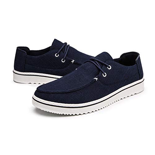 Fannyfuny Hombres Zapatillas Casuales Deportivas Al Aire Libre Sneaker Asfalto Antideslizante Zapatillas Ligeros Respirable Zapatos para Correr Transpirable Lace Up de Baloncesto