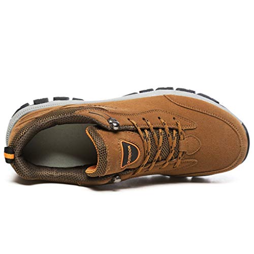 Fannyfuny Hombres Zapatillas Deportivas de Transpirables Casuales Zapatos Sneakers Gimnasio Zapatillas Ligeros Respirable Al Aire Libre High-Top Asfalto Antideslizante de Montañismo