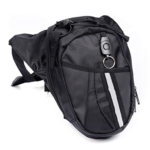 Fansport Bolso para Piernas, Fanny Waist Pack Carreras de Motos Cintura Bolso de Cintura para IR de Excursión