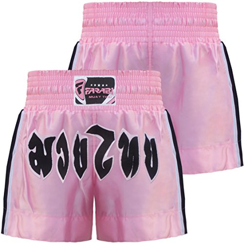 FARABI Muay Thai Shorts Rosa Medio