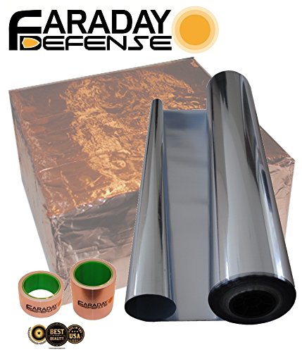 Faraday Jaula Kit (tamaño Extragrande), Caja de Bloqueo de señal Solar EMP ESD Heavy Duty Electro-Blindaje, Kit – Preppers para sobrevivalistas