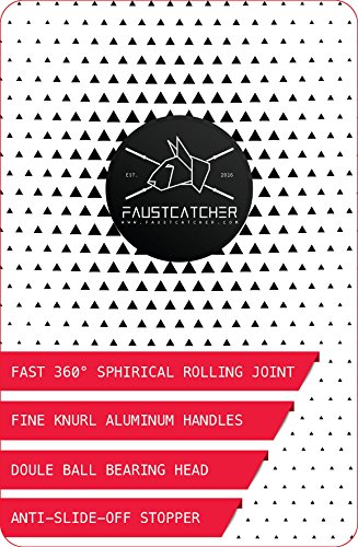 FAUSTCATCHER 360° Speed Rope - Comba de alta Velocidad Aluminio - CrossFit Boxeo Double Unders Ajustable