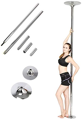 Femor Pole Dance Barra para Baile Sexies de Acero Inoxidable, Diámetro de 45mm, Longitud de 2.235m - 2.745m, Ideal para Ejercitarse y Practicar Giros Dinámicos, es Ideal para Casa, Gimnasio o Bar