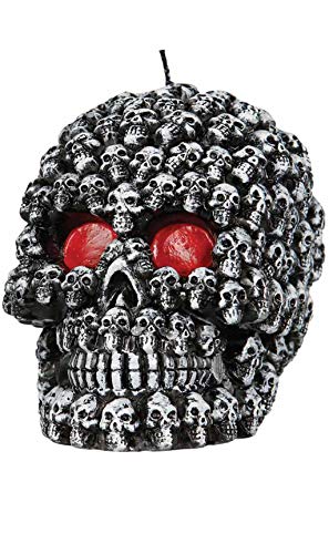 Fiestas Guirca GUI19665 - Vela de calavera (10 cm), color negro