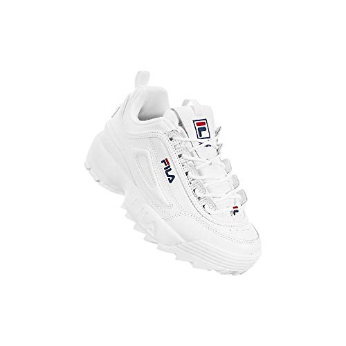 Fila Disruptor II - Zapatillas deportivas para mujer, Blanco 38.5 EU