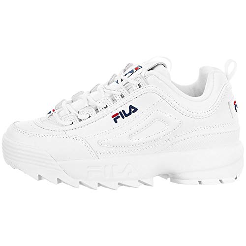 Fila Disruptor II - Zapatillas deportivas para mujer, Blanco 38.5 EU