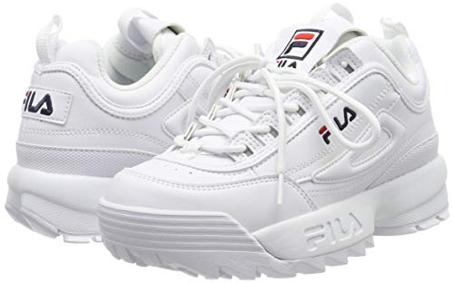 FILA Disruptor, Zapatillas para Mujer, White, 39 EU