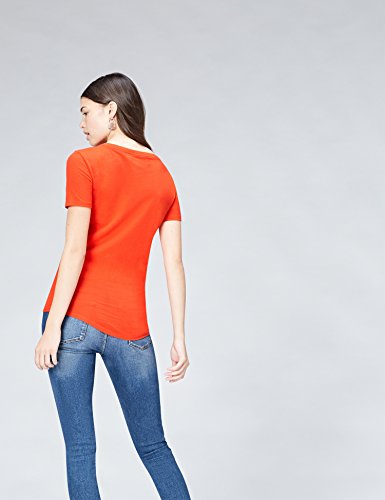 find. Camiseta para Mujer, Anaranjado / Coralino (Water Melon) (Sport Red), 38 (Talle Fabricante: Small)