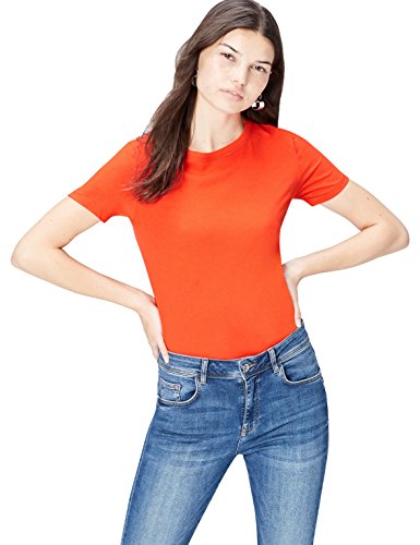 find. Camiseta para Mujer, Anaranjado / Coralino (Water Melon) (Sport Red), 38 (Talle Fabricante: Small)