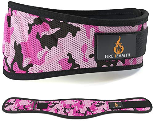 Fire Team Fit Fuego Equipo Ajuste Cinturón de Levantamiento de Pesas, Crossfit, Levantamiento olímpico, para Hombres y Mujeres