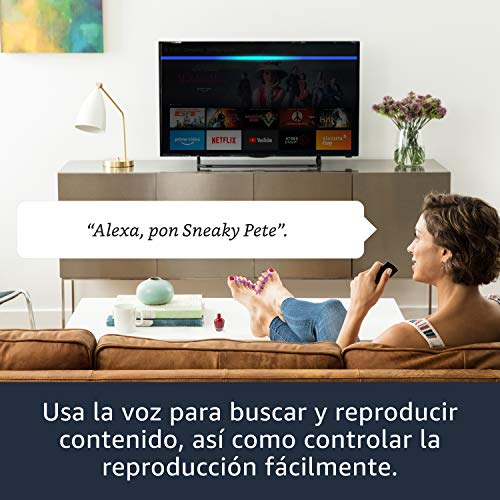 Fire TV Stick 4K Ultra HD con mando por voz Alexa de última generación | Reproductor de contenido multimedia en streaming