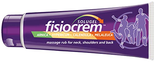 Fisiocrem Solugel - Gel de masaje para cuello, hombros y espalda con Arnica, 250 ml