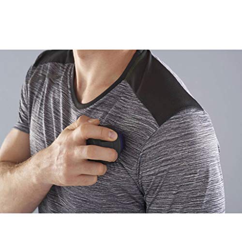 Fisioterapia bola de masaje for aliviar el dolor físico, implementó capacitación recuperación masajeador de mano, Hand Held Fascia bola, Negro púrpura 3-21