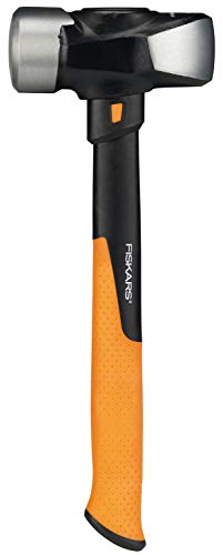 Fiskars Maza Rompedora IsoCore L, Para Demoliciones Precisas, 36 cm, 2,18 kg, Negro/Naranja, 1020218