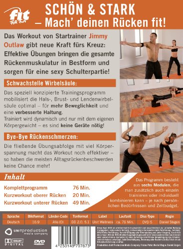 Fit for Fun - Functional Fitness mit Jimmy Outlaw - Power-Training ohne Geräte [Alemania] [DVD]