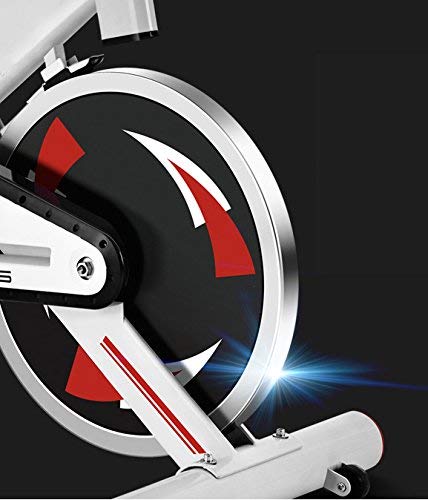 FIT-FORCE Bicicleta estática X24KG con Volante de inercia de 24 Kilos Blanco