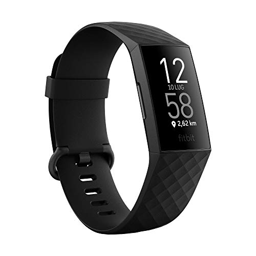 Fitbit Charge 4 Activity Tracker, Unisex-Adult, Negro, One