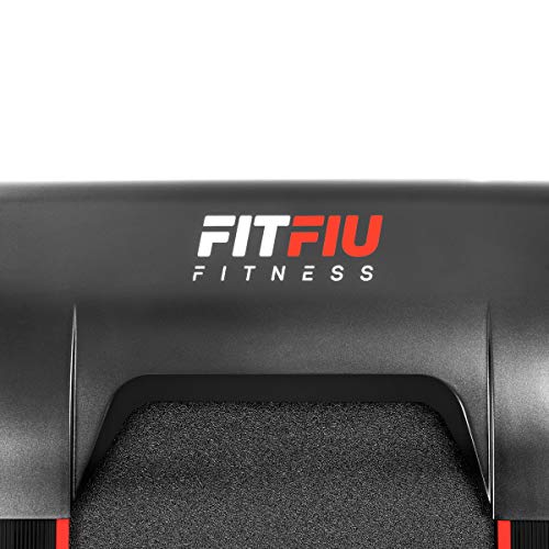 FITFIU Fitness MC 100 Cinta de Correr Eléctrica Plegable silenciosa Motor 900w hasta 10km/h, Pantalla LED, Velocidad Ajustable y Amortiguacion VCS, Unisex Adulto, Negro, 60x132x130cm